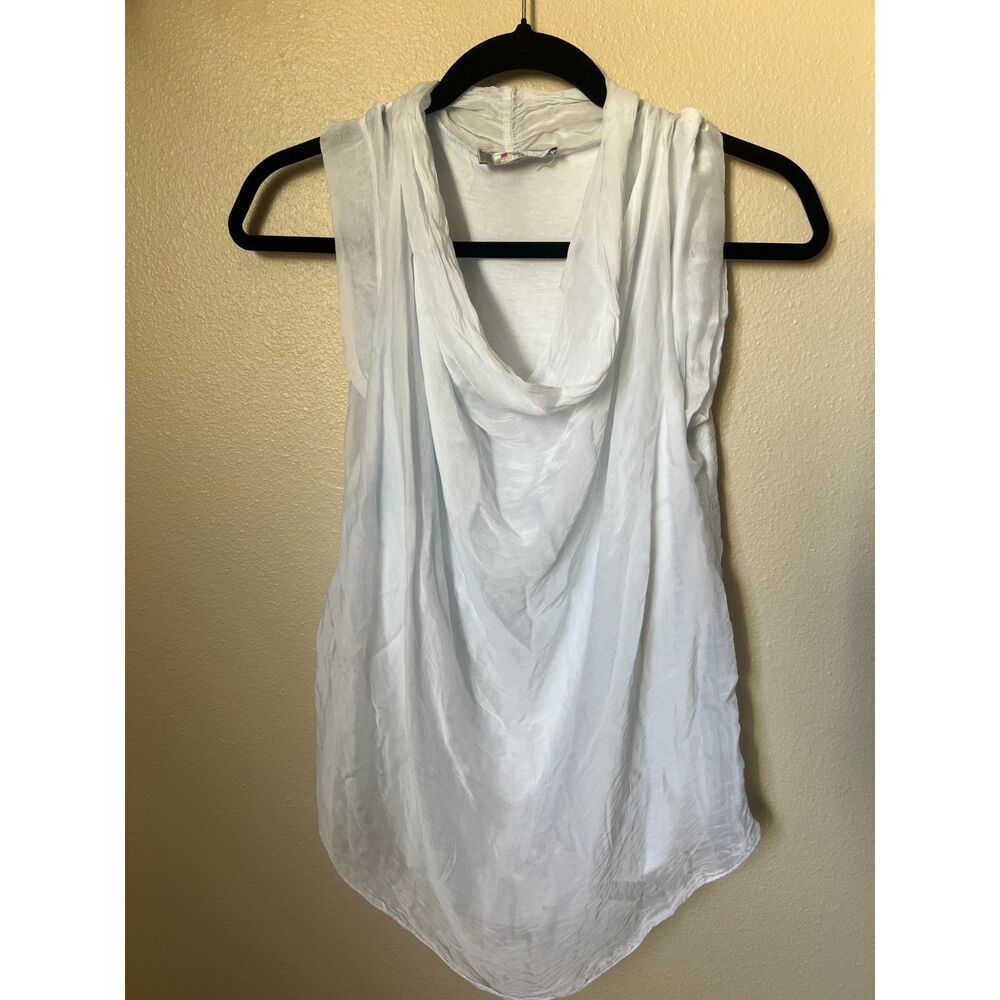 Italian Silk Cami White